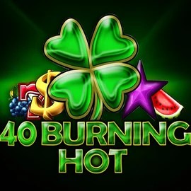 40 Burning Hot slot icon by Amusnet Interactive, available at Frumzi Casino