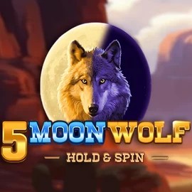 5 Moon Wolf slot icon by Apparat Gaming, available at Frumzi Casino