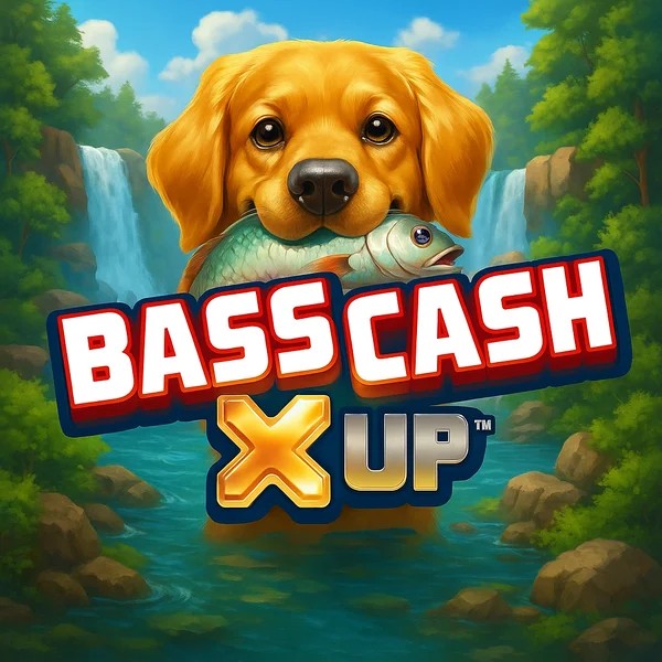 Bass Cash X UP game by Alchemy Gaming – logo hosted on Frumzi Casino