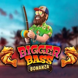 Bigger Bass Bonanza game by Pragmatic Play – logo hosted on Frumzi Casino