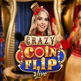 Crazy Coin Flip slot visual from Evolution available on frumzikazino.com