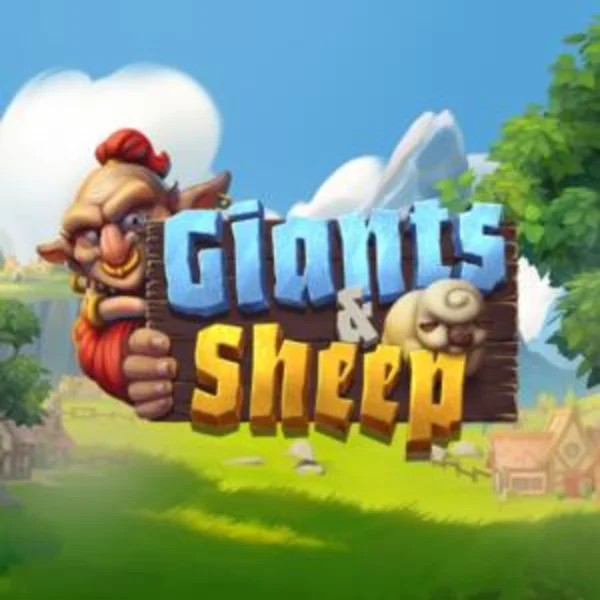 Slots logo of Giants and Sheep from Relax Gaming at Frumzi Casino