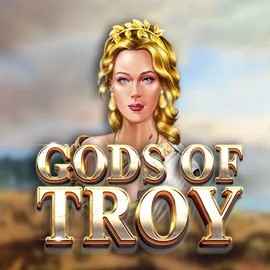 Gods of Troy logo by Red Tiger Gaming at Frumzi Casino