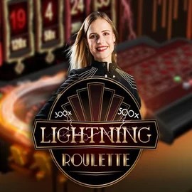 Lightning Roulette logo – Live Casino by Evolution at Frumzi Casino