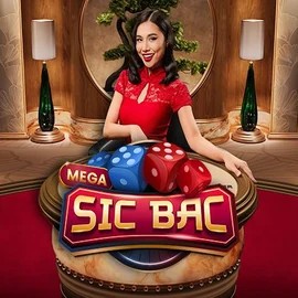 Official Live Casino logo: Mega Sic Bac by Pragmatic Play at Frumzi Casino