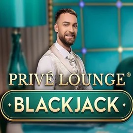 Privé Lounge Blackjack online game logo by Pragmatic Play on frumzikazino.com