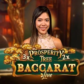 Prosperity Tree Baccarat slot visual from Evolution available on frumzikazino.com