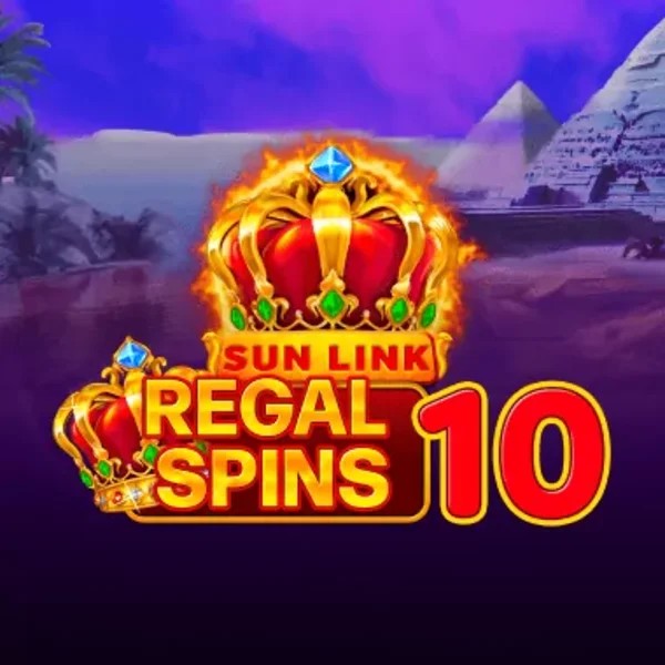 Regal Spins 10 by PatePlay, showcased at frumzikazino.com – game logo