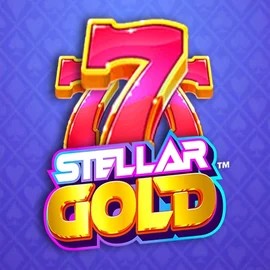 Stellar Gold by Snowborn Games, showcased at frumzikazino.com – game logo