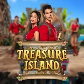 Official Live Casino logo: Treasure Island by Pragmatic Play at Frumzi Casino