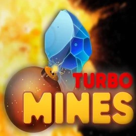 Turbo Mines casino game by Turbo Games – featured logo at Frumzi Casino